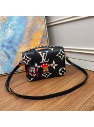 Louis vuitton original LV CRAFTY POCHETTE METIS M45384 black JH00409JM27