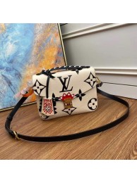 Louis vuitton original LV CRAFTY POCHETTE METIS M45384 White JH00410Qc12