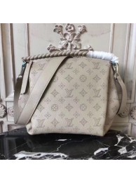 Louis Vuitton original Mahina Leather BABYLONE CHAIN BB 51223 grey JH00455DO87