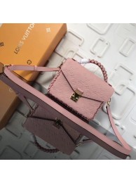 Louis vuitton original mongram empreinte POCHETTE METIS M43941 pink JH01553Th34