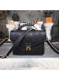 Louis vuitton original mongram empreinte POCHETTE METIS M43942 Noir JH01536gB51