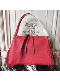 Louis vuitton original mongram empreinte PONTHIEU PM M43721 red JH01792Ks55