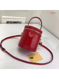 Louis vuitton original Monogam vernis CANNES tote M53997 red JH01010Am73