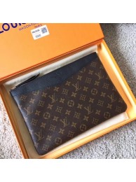 Louis vuitton original Monogram Canvas DAILY POUCH M62048 black JH01274xL57