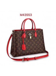 Louis vuitton original monogram canvas Flower tote 43553 red JH00243Gh26