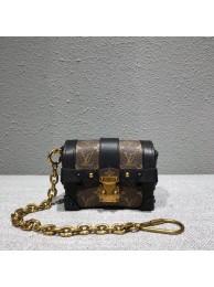 louis vuitton original Monogram Canvas Lipstick bag 44188 brown JH00354zr86