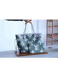 Louis Vuitton Original Monogram Canvas NEVERFULL M41177 green JH01444xA12