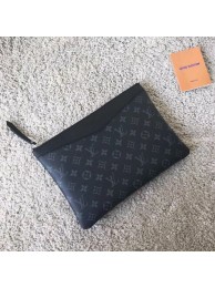 Louis vuitton original Monogram Eclipse Canvas DAILY POUCH M62048 JH01268Ce27