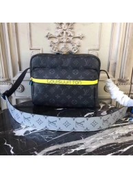 Louis vuitton original monogram fashion show MESSNGER 43845 black JH00267fk36