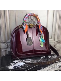 Louis Vuitton Original Monogram Vernis Tote Bag 54395 purple JH00126gB51