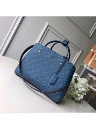 Louis vuitton original MONTAIGNE MM M44311 blue JH01400RR94