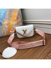 Louis Vuitton Original NEW WAVE MULTI-POCHETTE M56461 white JH00403Yj44