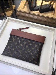 Louis vuitton original POCHETTE TUILERIES M64035 brown JH01721aT18