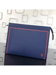 Louis vuitton original POCHETTE VOYAGE MM M30577 blue JH01702iO55