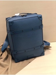Louis vuitton original SOFT TRUNK Backpack M44752 blue JH00768qx37