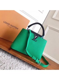 Louis vuitton original taurillon leather Capucines BB M94517 green JH00502lu18