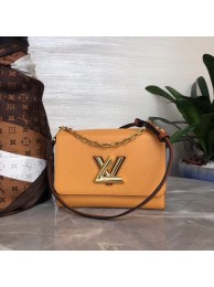 Louis vuitton original TWIST MM M53597 yellow JH01285vn84