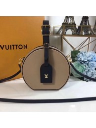 Louis Vuitton PETITE BOITE CHAPEAU M43510 Apricot with black JH00481GJ97