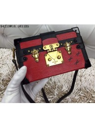 Louis Vuitton Petite Malle Epi Leather Bag 94219 Red JH01149BV46