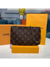 Louis Vuitton POCHETTE DOUBLE ZIP Chain bag M63905 JH00640ZL98