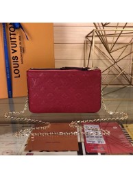 Louis Vuitton POCHETTE DOUBLE ZIP M63919 red JH01340xf55