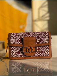 Louis Vuitton SINCE 1854 DAUPHINE CHAIN WALLET M69992 Bordeaux JH00276eq83