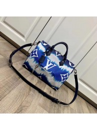 Louis Vuitton SPEEDY BANDOULIERE 30 M45146 blue JH00579cP55