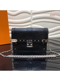 Louis Vuitton TRUNK Chain Wallet M67508 black JH01130VQ41