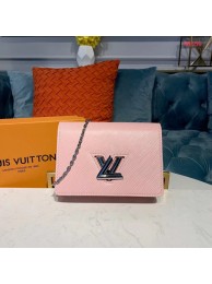 Louis Vuitton TWIST BELT CHAIN WALLET M68559 pink JH00683fw56