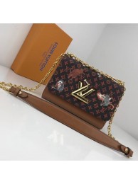 Louis Vuitton TWIST MM M44408 brown JH01501Nc47