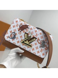 Louis Vuitton TWIST MM M44408 white&brown JH01502pT90