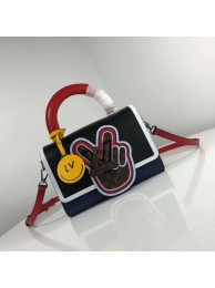 Louis Vuitton TWIST MM M52514 blue JH01504Fa12