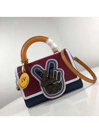 Louis Vuitton TWIST MM M52514 red JH01503sj48