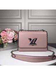 Louis Vuitton TWIST Original leather Shoulder Bag M50280 pink JH00590SB35