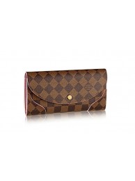 Luxury Louis Vuitton Damier Ebene Canvas Caissa Wallet N61227 JH00838NG76