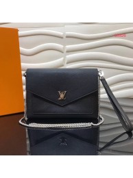 Luxury Louis Vuitton MYLOCKME Chain bag M63926 black JH01110vA83
