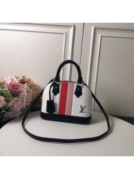 Luxury Louis Vuitton original Epi leather ALMA BB M51961 white JH01892hU18