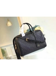 Luxury Louis vuitton original monogram empreinte speedy M42395 black JH00289ze26