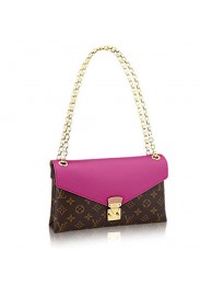 New Louis Vuitton Monogram Canvas Pallas Chain M41635 Grape JH00928Dx33