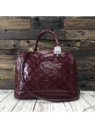 Replica 1:1 Louis vuiton monogram vernis leathr alma PM M91444 Terre d ombre(original leather) JH01144YC47