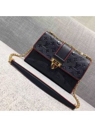 Replica 2017 louis vuitton original leather saint sulpice pm M43394 blue JH00754Ip92