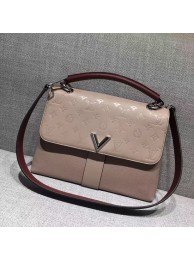 Replica 2017 louis vuitton original leather very one handle bag M42904 beige JH00791vf92
