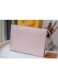 Replica AAAAA Louis Vuitton Monogram Empreinte POCHETTE VOYAGE MM M41058 pink JH00097Sy67