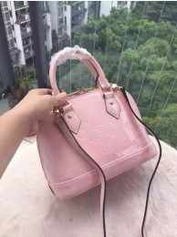 Replica Designer Louis Vuitton Monogram Vernis Tote Bag 96169 Pink JH01094uT54