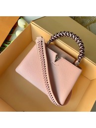 Replica Louis Vuitton CAPUCINES BB M55236 pink JH00826Ix48