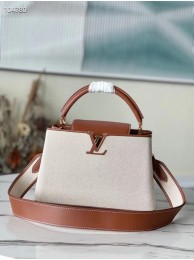 Replica Louis vuitton CAPUCINES MM M57361 Caramel JH00052ho28