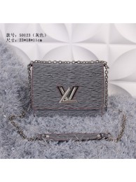 Replica Louis Vuitton epi leather shoulder bag 50123 grey JH01112eG43