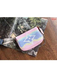 Replica Louis vuitton ESCALE POCHETTE ACCESSOIRES Mini clutch bag M69269 pink JH00491dI37