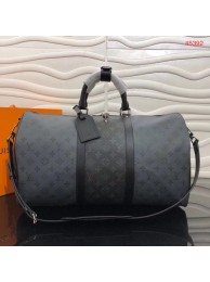 Replica Louis Vuitton KEEPALL BANDOULIERE 50 M45392 black JH00255jT29