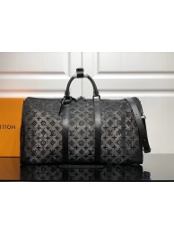 Replica Louis Vuitton KEEPALL BANDOULIERE 50 with Shoulder Strap M53971 black JH00830kq23